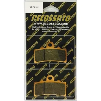 Brzda pro motocykl Brzdové destičky ACCOSSATO AGPA184 EV1