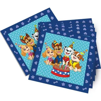 Papírový ubrousek Papírové ubrousky Paw Patrl 20ks - tib