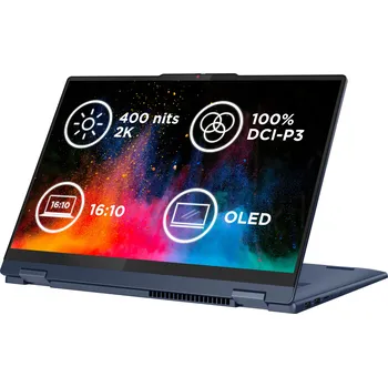 Notebook Lenovo IdeaPad 5 2-in-1/16AHP9/R5-8645HS/16"/2048x1280/T/16GB/512GB SSD/AMD int/bez OS/Blue/2R
