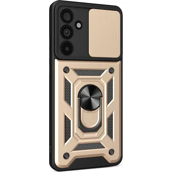 Pouzdro na mobilní telefon Slide odolný kryt na Samsung Galaxy M55 5G - zlatý