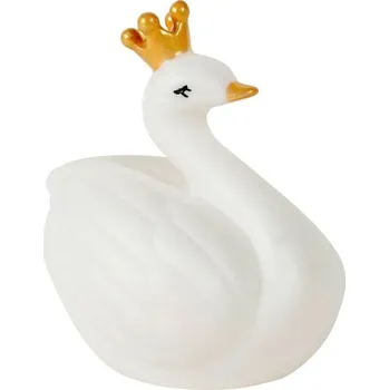 Dětské svítidlo Ostaria Dětské noční světlo labuť s korunou