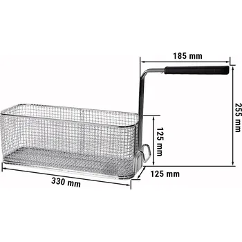 fritéza G.Gastro Poloviční koš fritézy - plynová & elektrická řada