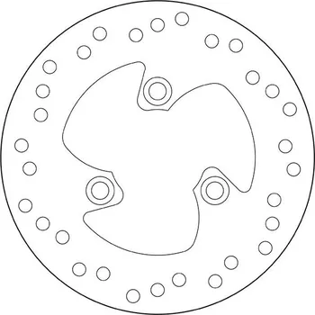 Brzdový kotouč Brzdový kotouč BREMBO Oro Fix - 68B40716 HONDA SJ 100 Bali EX 1996-2000