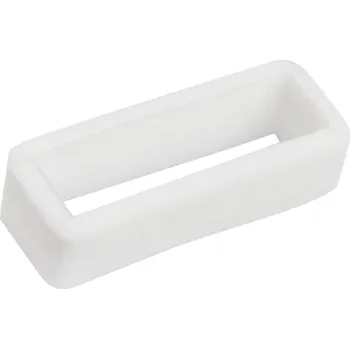 Řemínek na hodinky Silikonové poutko k řemínku na hodinky 20 mm bílé
