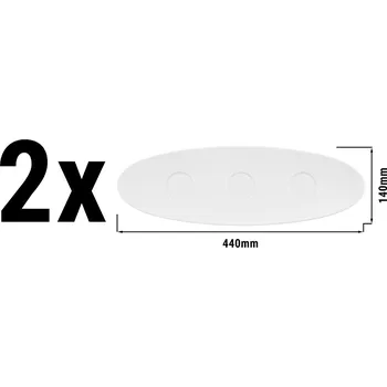 Talíř G.Gastro (2 pieces) SELTMANN WEIDEN | Set plate – Oval - 440 mm - White - Porcelain - Coup Fine Dining