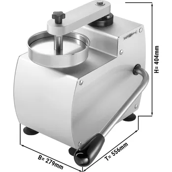 Toustovač G.Gastro Manual Dual-Size Patty Press Ø100/150 mm Stainless Steel - Without Patty Form, Made in Italy