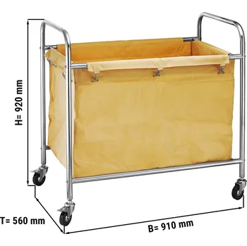 Koš na prádlo G.Gastro Vozík na prádlo