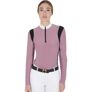 Dámské tričko EQUESTRO Triko závodní Jersey Equestro, dámské, pink L