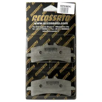 Brzda pro motocykl Brzdové destičky ACCOSSATO AGPA106 ZXC