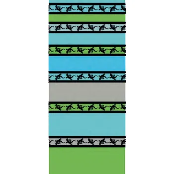 Oboustranná plážová osuška Lovely Home Stripe Geko Azzurro