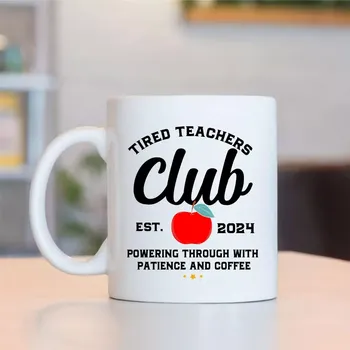 Hrnek Tired Teachers Club - více variant