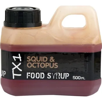 Návnadové aroma Atraktor Shimano TX1 Food Syrup 500ml Squid &amp; Octopus