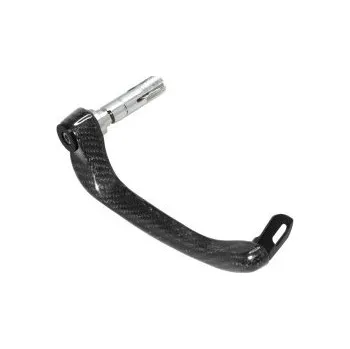 Lever guard ACCOSSATO with black eyelet and insert right, carbon DE011N-12