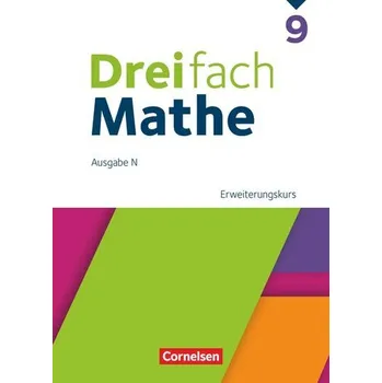Učebnice Dreifach Mathe 9. Schuljahr. Erweiterungskurs - Schulbuch mit digitalen Hilfen, Erklärfilmen und Wortvertonungen