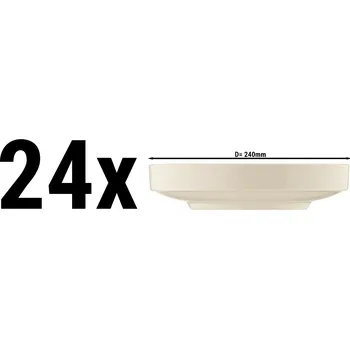 Talíř G.Gastro (24 Kusů) CHEF TASTE OF - Talíř hluboký - Ø 24 cm