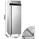 G.Gastro Lednice - 0,7 x 0,81 m - s 1 polovičními dveřmi z nerezové oceli