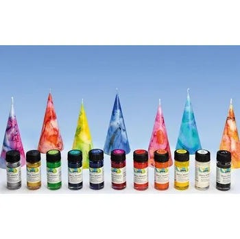 Speciální výtvarná barva Mramorovací barvy ORANŽOVÁ