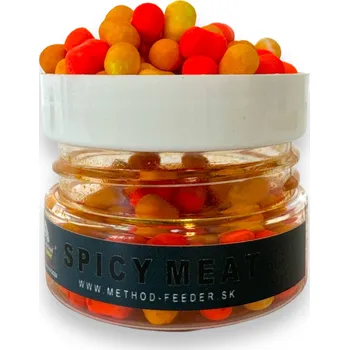 Nástraha Micro Dumbell Method Feeder Fans 4x5 mm 50 ml Varianta: Micro Dumbell Kořeněné Maso 4x5 mm 50 ml