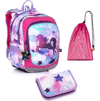 Školní batoh Školní set Topgal ENDY 20002 G batoh + penál + pytlík na přezůvky