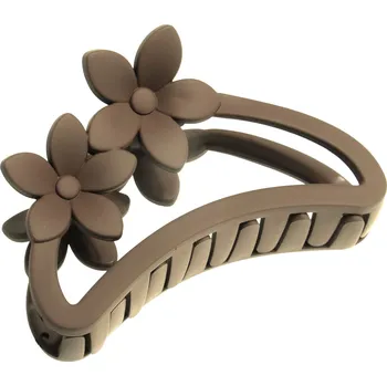 Spona do vlasů - skřipec pastelové barvy, 8000916-7, hnědá