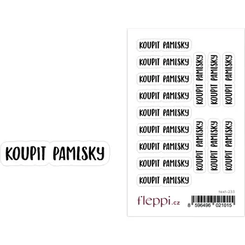 samolepka Fleppi Samolepky Koupit pamlsky