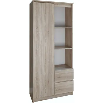 Obývací stěna Knihovna Ben 80 dub sonoma