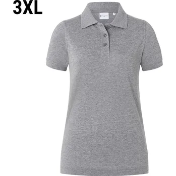 G.Gastro KARLOWSKY | Dámské polo tričko Basic - světle šedé - velikost: 3XL
