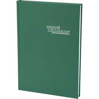 Zápisník Denní záznamy A4 Balacron zelený