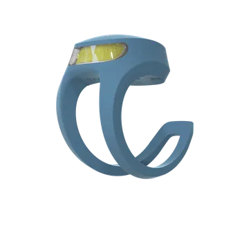 Cyklosvítilna KNOG Přední blikačka Frog V3 New Denim Blue