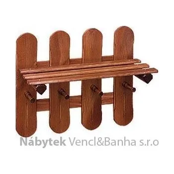 Věšák dřevěný závěsný věšák z masivu drewfilip 24