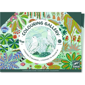 Výtvárné potřeby Omalovánky barevná galerie - Divoká zvířata
