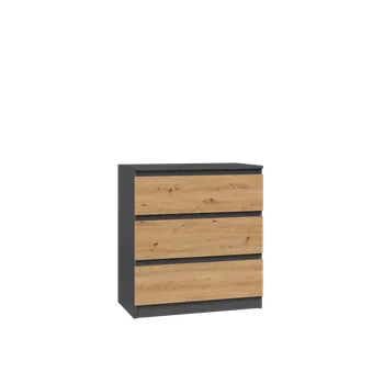 Komoda Komoda MALWA M3 antracit/dub artisan