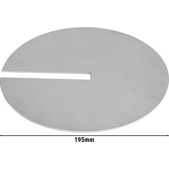 Pizza kámen G.Gastro Talíř s výřezem pod kebab špíz