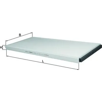 Kabinový filtr Filtr, vzduch v interiéru MAHLE LA 62