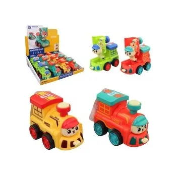 Lokomotiva, na setrvačník, 6,7 x 10,5 x 7 cm (1 ks)