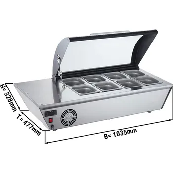 Vinotéka G.Gastro Stolní chladicí vitrína - 67L - 1,03 x 0,47 m