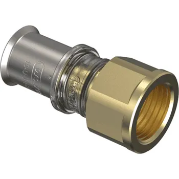 Vodovodní potrubí Spojka lisovací Wavin M-press M5 mosaz d25 x 3/4˝ vnitřní