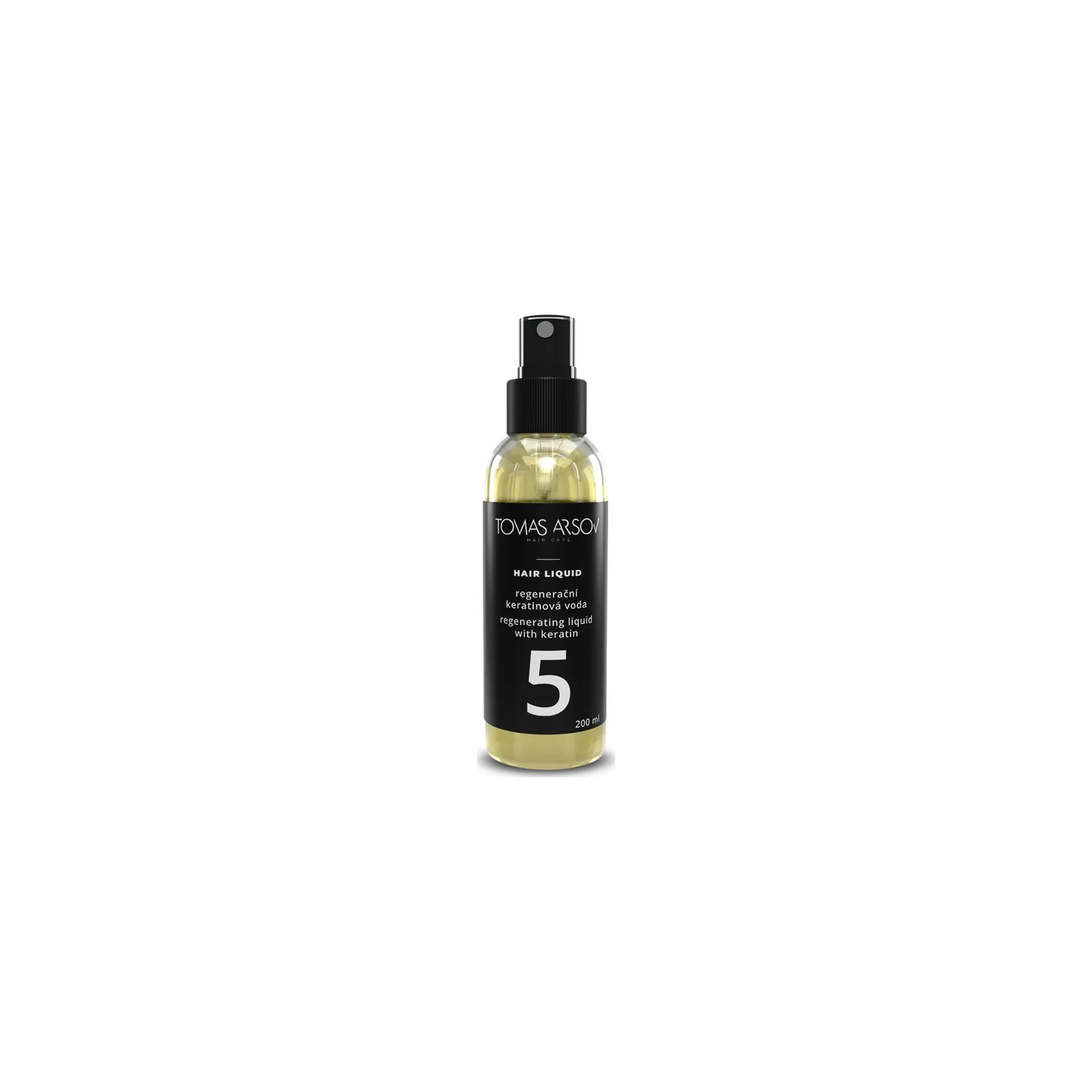 Fotografie 1 - Vlasová regenerace Tomas Arsov Hair Liquid regenerační keratinová voda 200 ml