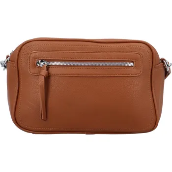 Kabelka Dámská crossbody kabelka hnědá - Paolo bags Tselmega hnědá
