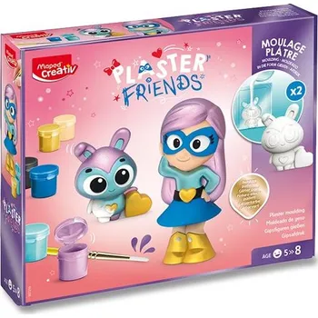 Výtvarná sada Kreativní sada Maped Plaster Friends - Superhrdinka
