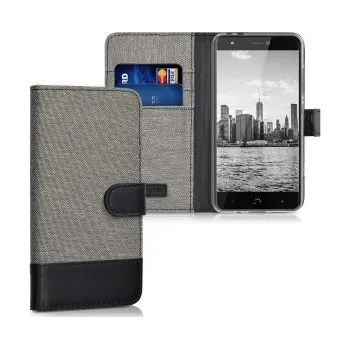 Pouzdro na mobilní telefon Flipové pouzdro pro bq Aquaris X / X Pro - šedá