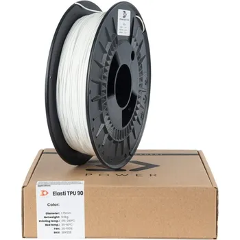 Filament Filament 3DPower TPU 90 Bílá [1,75mm, 0.5kg]
