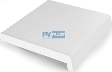 Pvplast vnitřní plastový parapet bílý s fólií š. 350 mm