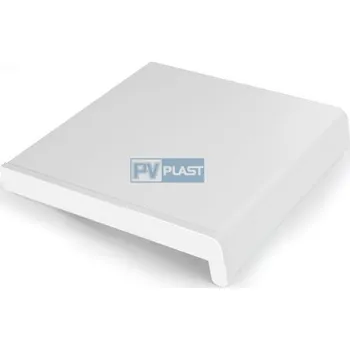 Parapet Pvplast vnitřní plastový parapet bílý s fólií š. 350 mm délka 6 m