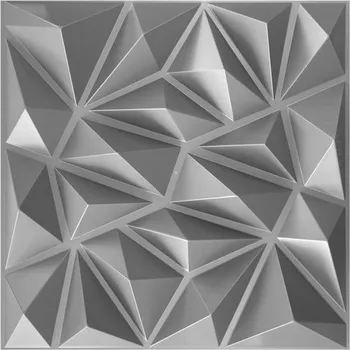 Obklad Obkladové panely 3D PVC DIAMANT malý šedý
