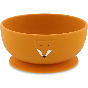 Dětská silikonová miska s přísavkou Mr. Fox