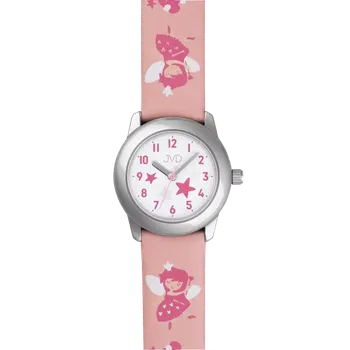 Hodinky JVD Dětské dívčí růžové hodinky s vílami JVD J7223.1 ( )