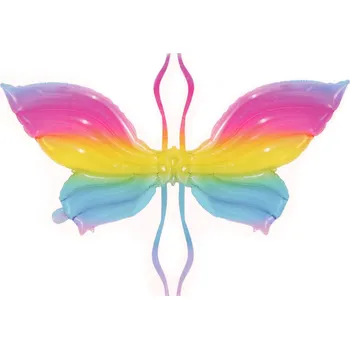 Nafukovací křídla motýl, duhová, 57x90cm