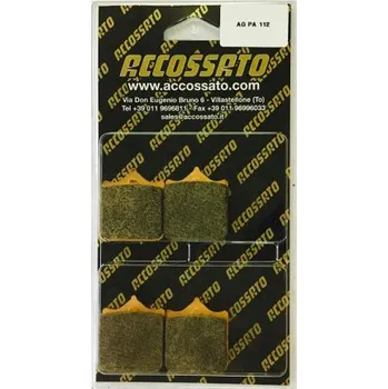 Brzda pro motocykl Brzdové destičky ACCOSSATO AGPA112 ZXC