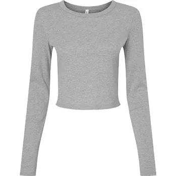 Pánské tričko Bella Dámský crop top BL1501 Athletic Heather XXL